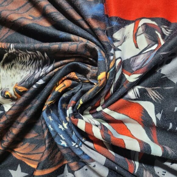 USA PROUD U. S. Veteran T-shirt Eagle ALL GAVE SOME GAVE ALL patriotic men’s Xl - Picture 3 of 8